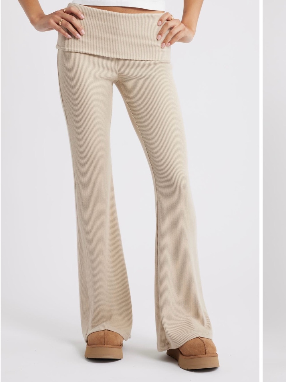 Cozy Flate Rib Pants